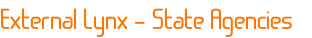 External Lynx - State Agencies